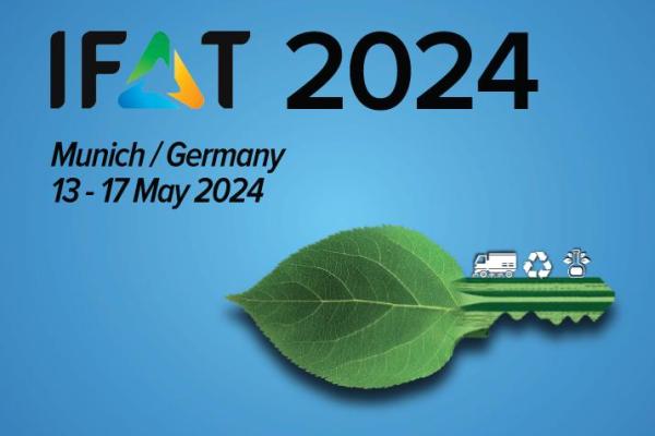 Wir erwarten Sie an unserem Stand auf der IFAT Messe.